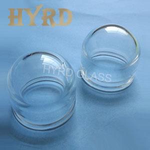 High Precision Borosilicate Glass Dome With Flange