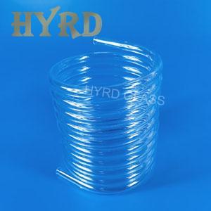 Transparent Spiral Quartz Tubes Coiled Tubing